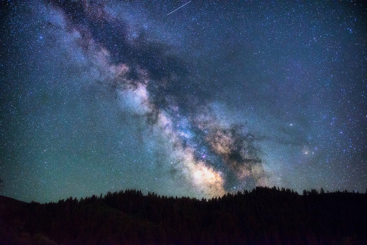 Image of the milkway galaxy on a clear night, clearly showing the constellations, making it one of the Top 10 night sky objects to observe